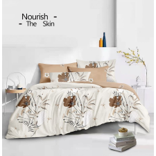  Ágyneműhuzat Nausica krém barna pipacs 3 részes lakástextília