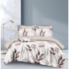  Ágyneműhuzat Yenefer krém barna sok leveles 7 részes