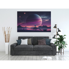  Ai Generált Fantasy Vászonkép - Bolygó grafika, keretezett kép