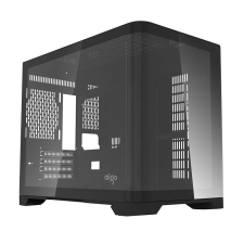 Aigo ARC1 táp nélküli ablakos M-ATX ház fekete (ARC1 BLACK) számítógép ház