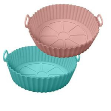  Air Fryer Sütõbetét kerek 22*6 cm szilikon vegyes szín T10136 konyhai eszköz