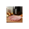  Air fryer sütőpapír kockás 23 cm-es kerek 50 db