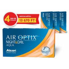 Air Optix Night & Day Aqua - 4 doboz (6 db/doboz) kontaktlencse