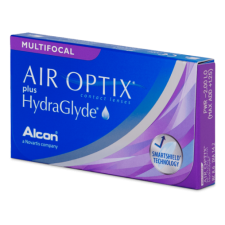 Air Optix Plus HydraGlyde Multifocal (3 db/doboz) kontaktlencse