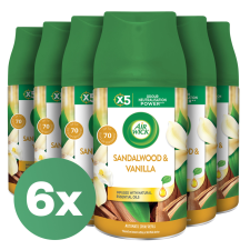 Air Wick Freshmatic Vanília és Szantálfa Utántöltő automata légfrissítő készülékhez 6x250ml tisztító- és takarítószer, higiénia