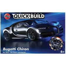  Airfix - QUICKBUILD Bugatti Chiron - Black (J6025) makett
