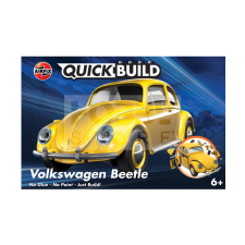 AIRFIX - QUICKBUILD VW Beetle yellow autó makett (J6023) makett