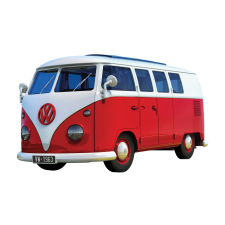 AIRFIX Quickbuild VW Camper Van Red műanyag modell (J6017) autópálya és játékautó
