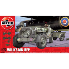AIRFIX Willys MB Jeep harcjármű makett 1:72 (A02339) makett