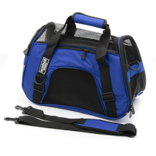  Airline kisállat hordozó válltáska-közepes - Kék szállítóbox, fekhely kutyáknak