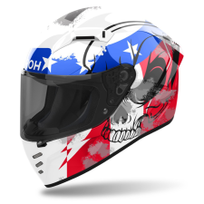 AIROH CONNOR Nation zárt motoros bukósisak fehér-piros-kék bukósisak