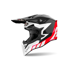 AIROH Wraaap Reloaded 2024 motokrossz bukósisak fényes piros bukósisak