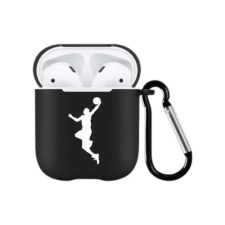 AirPods Dunk Black Ütésálló Szilikon Tok - AirPods 4 fülhallgató, fejhallgató tok