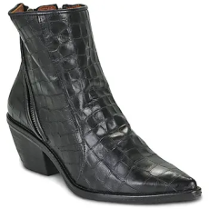 Airstep / A.S.98 Bokacsizmák COUNTRY CROCO Fekete 40