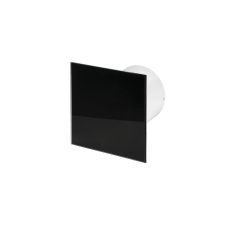 AIRVENT Fürdőszoba ventilátor Fekete üveg előlappal kiegészítő funkciók nélkül ventilátor