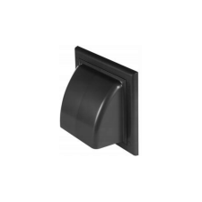 AIRVENT MŰANYAG SZELLŐZŐRÁCS ESŐVÉDŐ ELŐLAPPAL, CSŐCSONKKAL 125 MM SZÜRKE hűtés, fűtés szerelvény