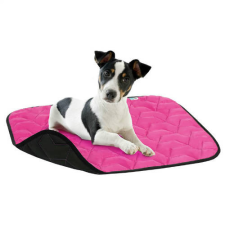 AiryVest Fekhely AV, M, 80*55cm, pink-fekete szállítóbox, fekhely kutyáknak