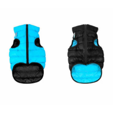 AiryVest kutyaruha kifordítható, M 40, fekete-kék kutyaruha
