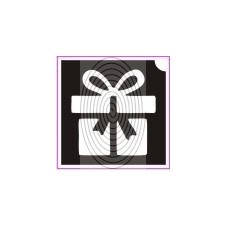  Ajándék doboz (csss0293) csillámtetoválás