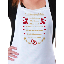  Ajándék házassági évfordulóra - Feliratos kötény lakástextília