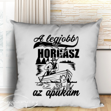Ajándék horgász apáknak - Párna horágszoknak lakástextília