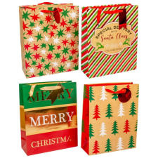  Ajándék tasak kari mintával 32x26cm dekorációs kellék