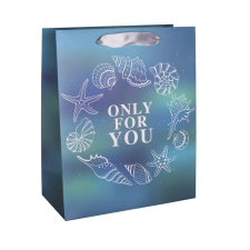  Ajándéktasak kagylós 18x23cm dekorációs kellék