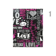  Ajándéktasak Love pink glitteres óriás 31x12x40cm 4féle 00564 ajándéktasak