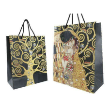  Ajándéktasak papír 20x25x10cm, Klimt: The Kiss-Életfa ajándéktasak