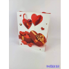  Ajándéktáska 32x25,5x10 cm - Szív mintás 2 D