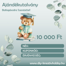  Ajándékutalvány ballagásra 10 000 Ft értékben dekorációs kellék