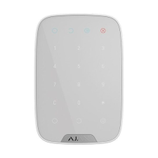 AJAX Keypad WH vezetéknélküli érintés vezérelt fehér kezelő biztonságtechnikai eszköz