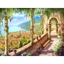  Ajtó a tengerbe tapéta2, 350 x 200 cm tapéta, díszléc és más dekoráció