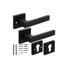  Ajtókilincs - szett Ruhhy 21937, rozsdamentes acél, modern design, könnyen felszerelhető bútor