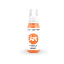 AK-interactive - Acrylics 3rd generation Clear Orange 17ml - akrilfesték AK11218 akrilfesték