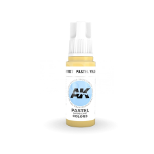 AK-interactive - Acrylics 3rd generation Pastel Yellow 17ml - akrilfesték AK11037 akrilfesték