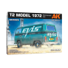 AK-interactive AK INTERACTIVE 1/35 Volkwagen T2 kisbusz 1972 kereskedelmi változat modell