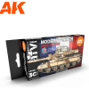 AK-interactive AK INTERACTIVE AFV Modern French Army Colors akrilfesték készlet 6x 17ml