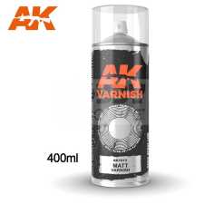 AK-interactive AK Interactive MATT VARNISH SPRAY - matt lakk spray makettezéshez 400 ml AK1013 lakk, faolaj