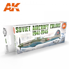 AK-interactive AK Interactive SOVIET AIRCRAFT COLORS 1941-1945 festékszett AK11741 hobbifesték