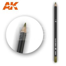 AK-interactive Weathering Pencil - OLIVE GREEN - Olivazöld színű akvarell ceruza - AK10006 akvarell