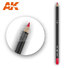 AK-interactive Weathering Pencil - RED - Piros színű akvarell ceruza - AK10031 akvarell