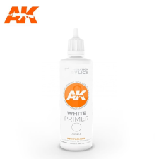 AK-interactive - White Primer 100 ml 3rd Generation - alapozó akrilfesték AK11240 akrilfesték