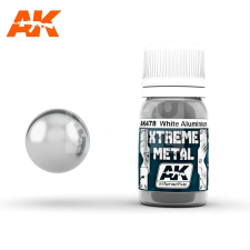 AK-interactive XTREME METAL WHITE ALUMINIUM festék 30 ml AK478 hobbifesték