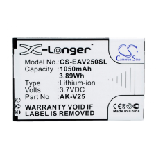  AK-V25 (V20) Akkumulátor 1050 mAh mobiltelefon akkumulátor