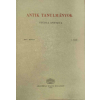 Akadémiai Kiadó Antik tanulmányok-Studia antiqua XXV. kötet 2. szám