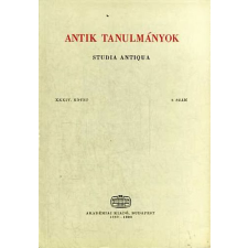 Akadémiai Kiadó Antik tanulmányok-Studia antiqua XXXIV. kötet 2. szám antikvárium - használt könyv