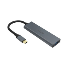 Akasa 4 portos USB Hub szürke (AK-CBCA25-18BK) (AK-CBCA25-18BK) hub és switch