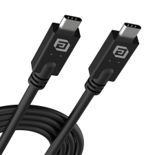 Akasa AK-CBUB67-10BK USB-C apa - USB-C apa 3.0 Adat és töltő kábel - Fekete (1m) kábel és adapter