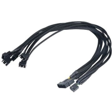 Akasa FLEXA molex 5x ventilátor PWM kábel és adapter